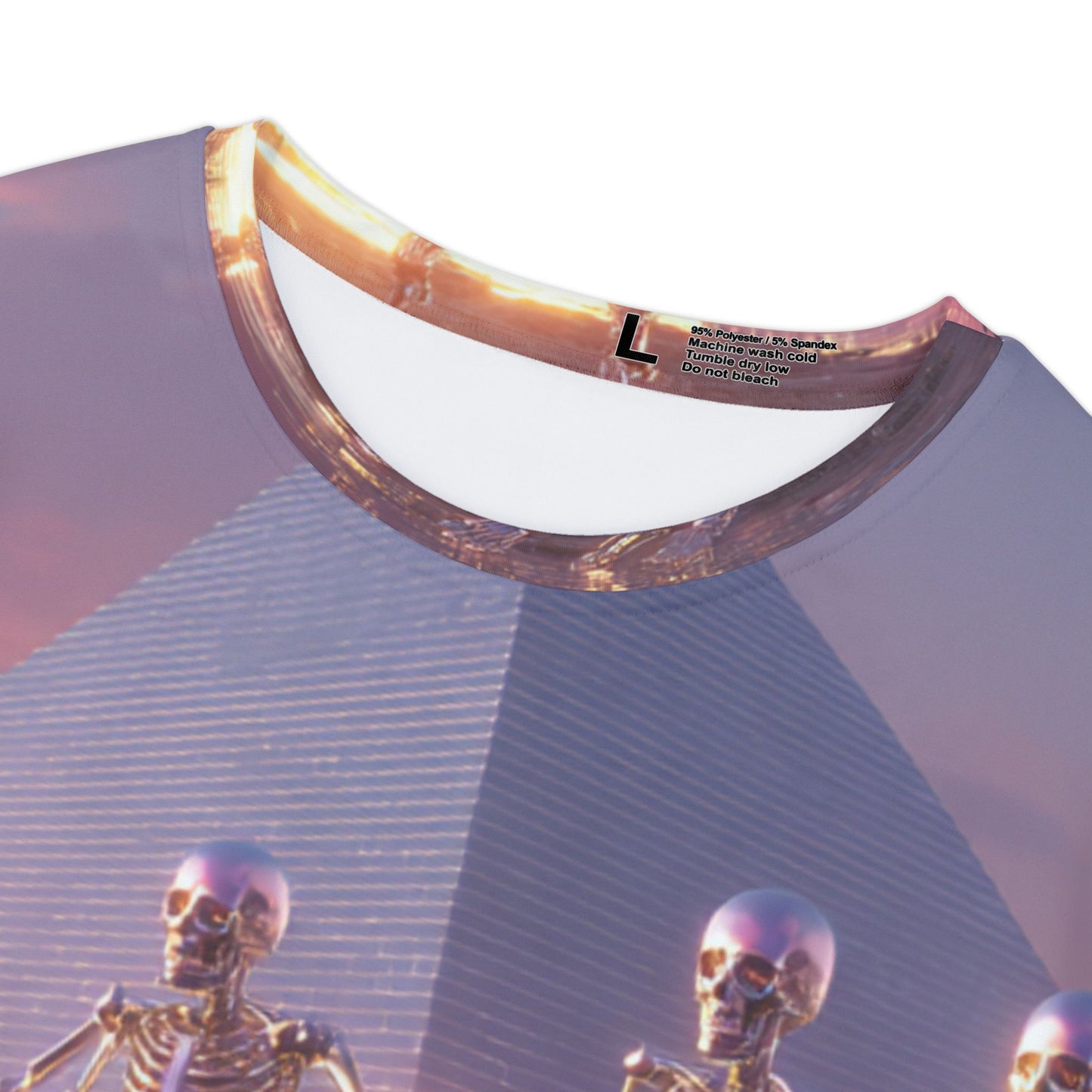 Chrome Eternity – Surreal Pyramid Ladies Tee