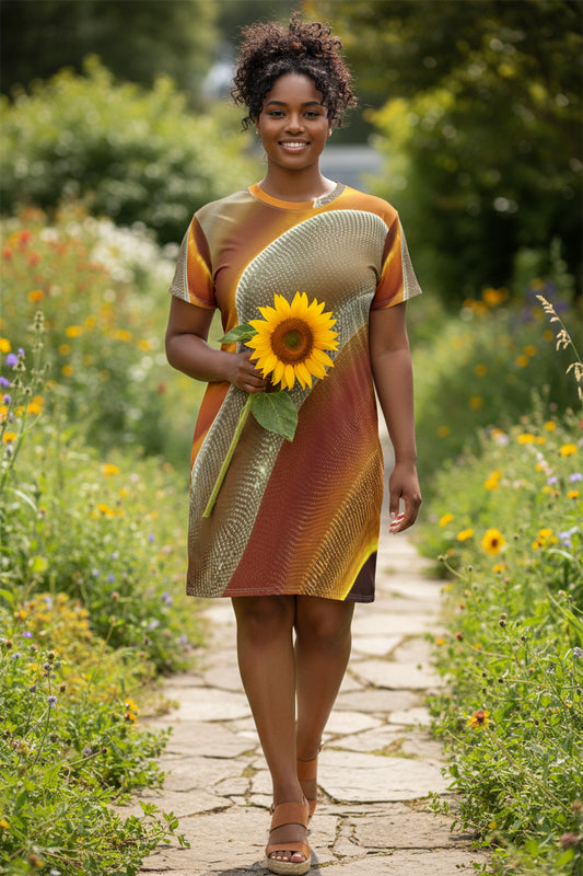 High Vibrations – Sunwave T-Shirt Dress
