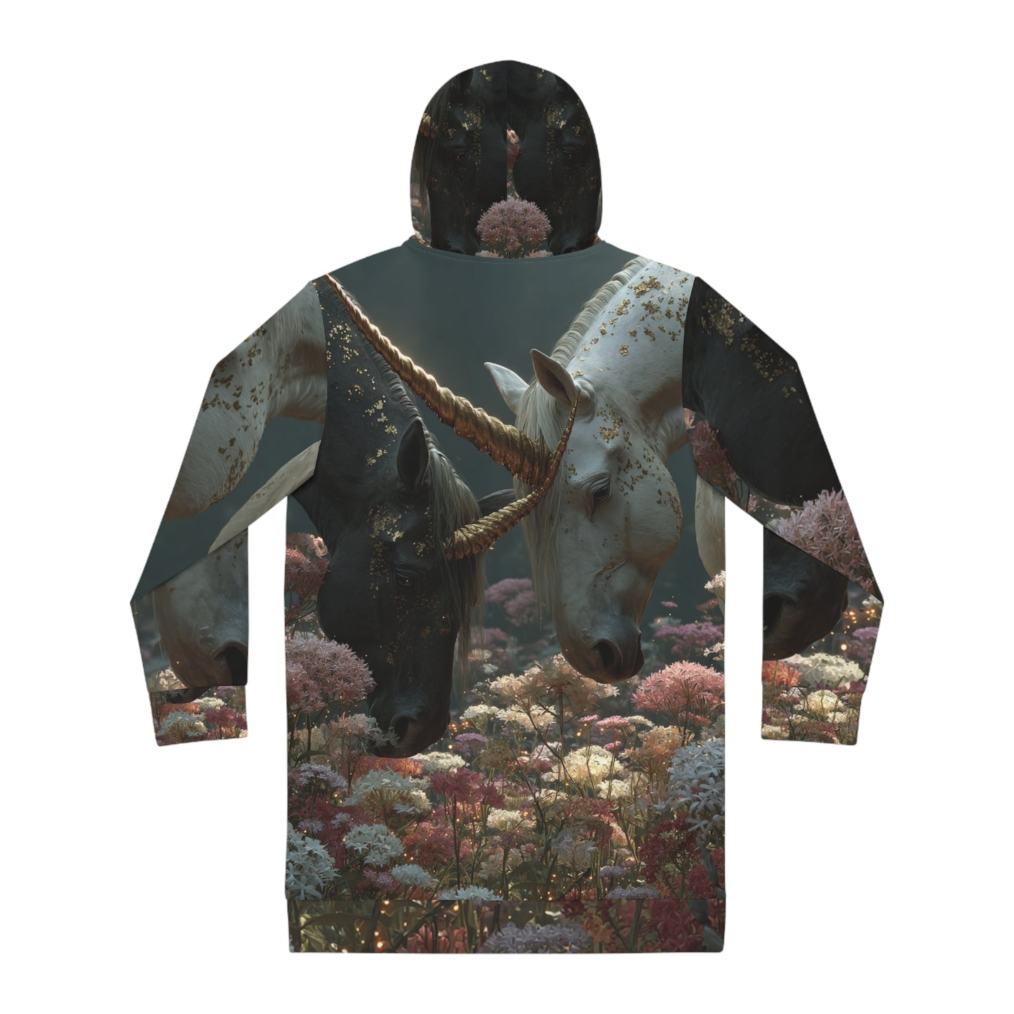 Unicorn Meadows Hoodie Dress