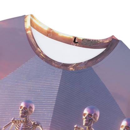 Chrome Eternity – Surreal Pyramid Ladies Tee