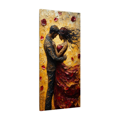 Danza de la Rosa | Premium Impasto-Style Canvas Print (Multi-Size)
