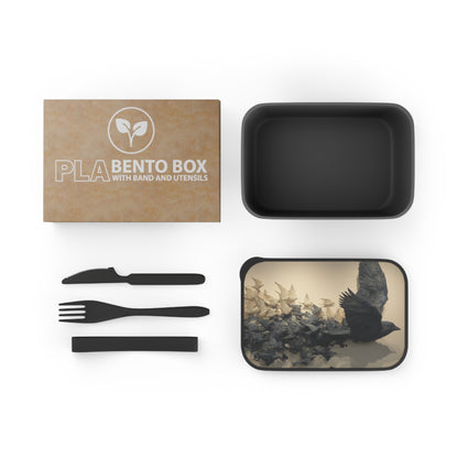 Shadow Flight Bento Box — PLA Lunch Box with Utensils