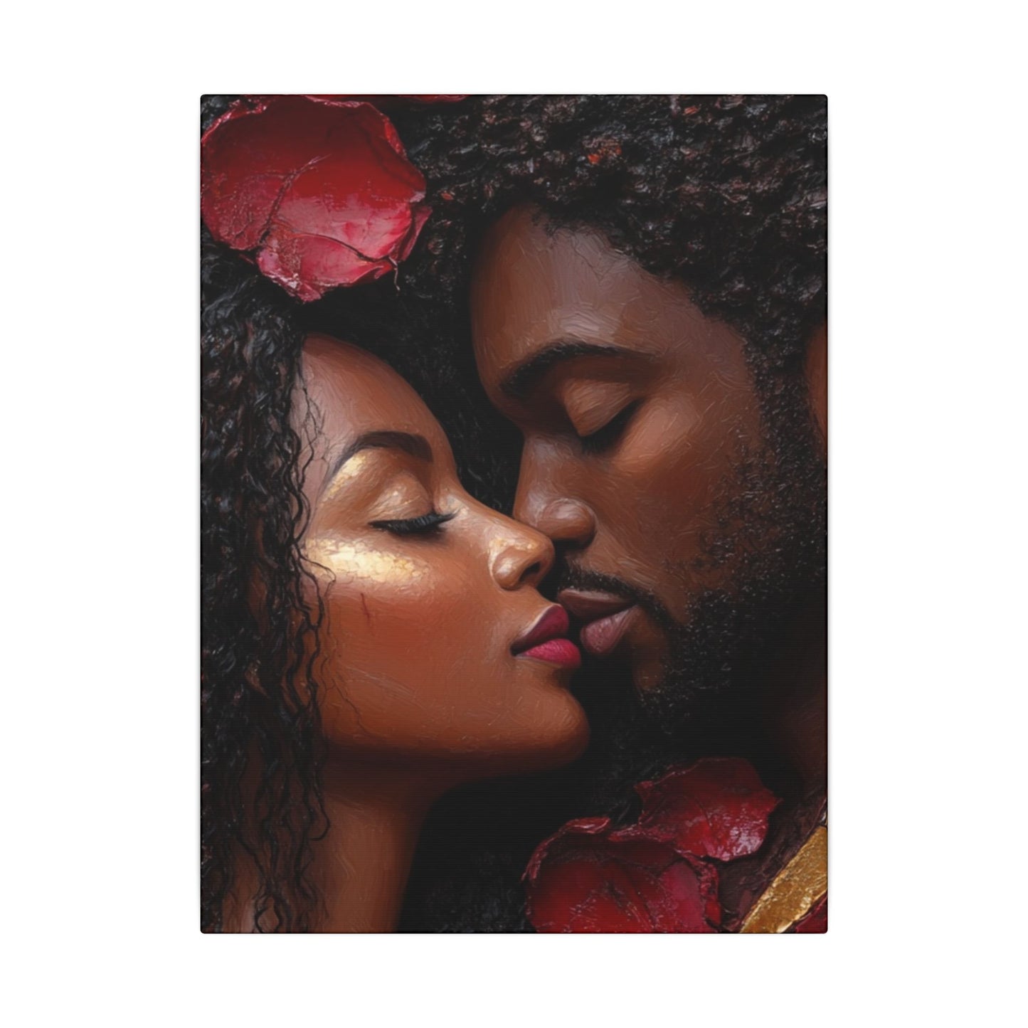 Luminous Love | Premium Impasto-Style Canvas Print (Multi-Size)