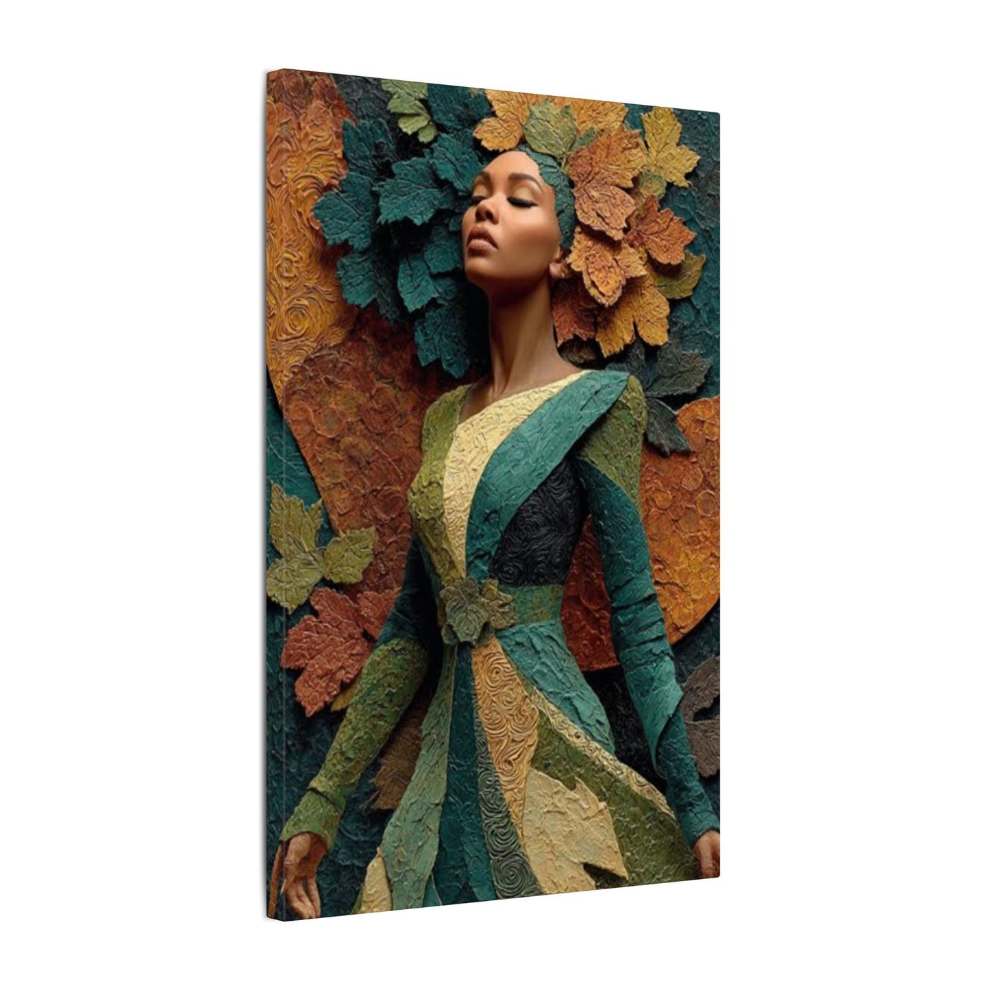 Mother Gaia | Premium Impasto-Style Canvas Print (Multi-Size)