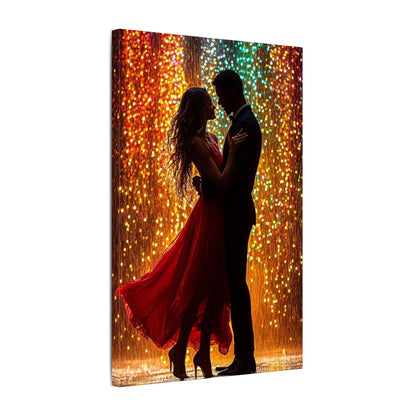 Luminous Lovers | Premium Impasto-Style Canvas Print (Multi-Size)