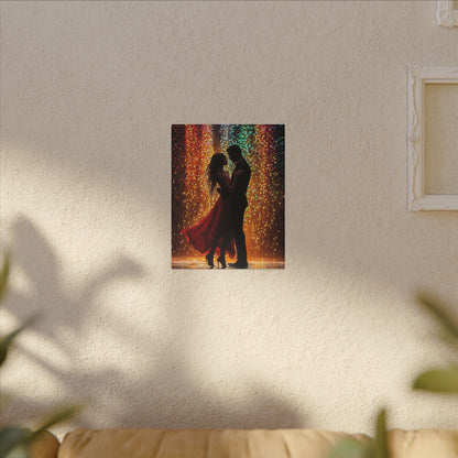 Luminous Lovers | Premium Impasto-Style Canvas Print (Multi-Size)