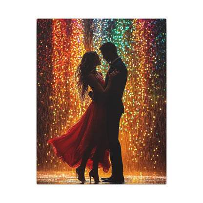 Luminous Lovers | Premium Impasto-Style Canvas Print (Multi-Size)