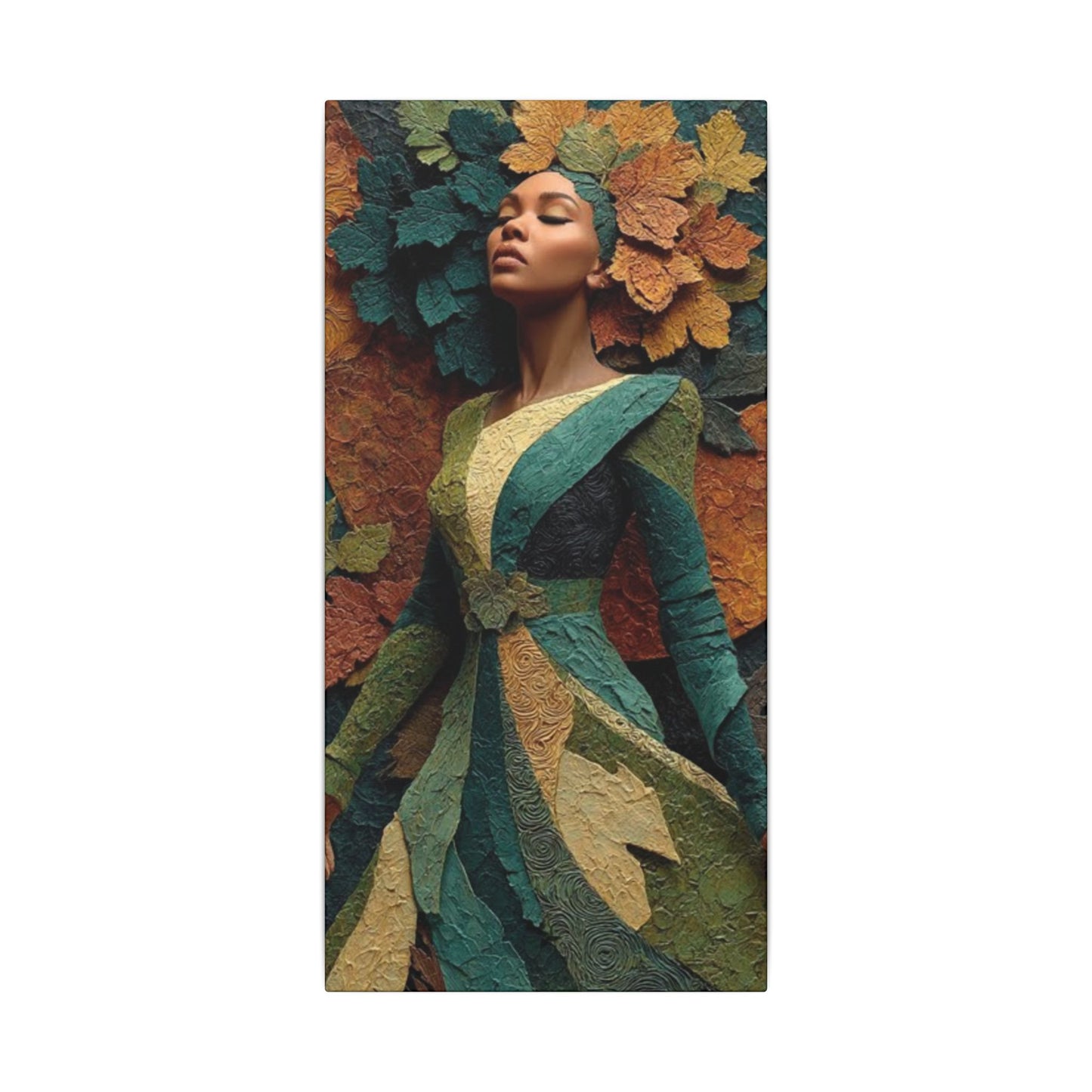 Mother Gaia | Premium Impasto-Style Canvas Print (Multi-Size)