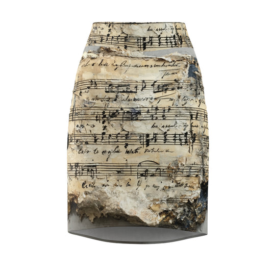 The Vintage Score Pencil Skirt