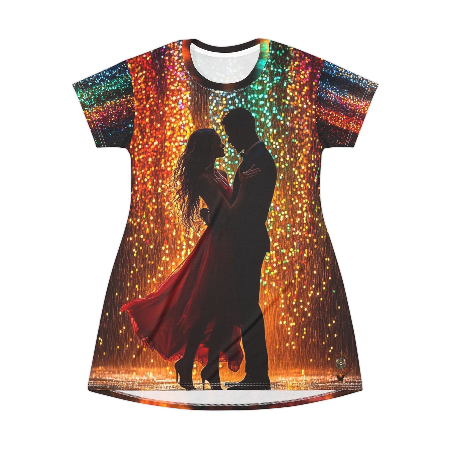Luminous Lovers T-Shirt Dress