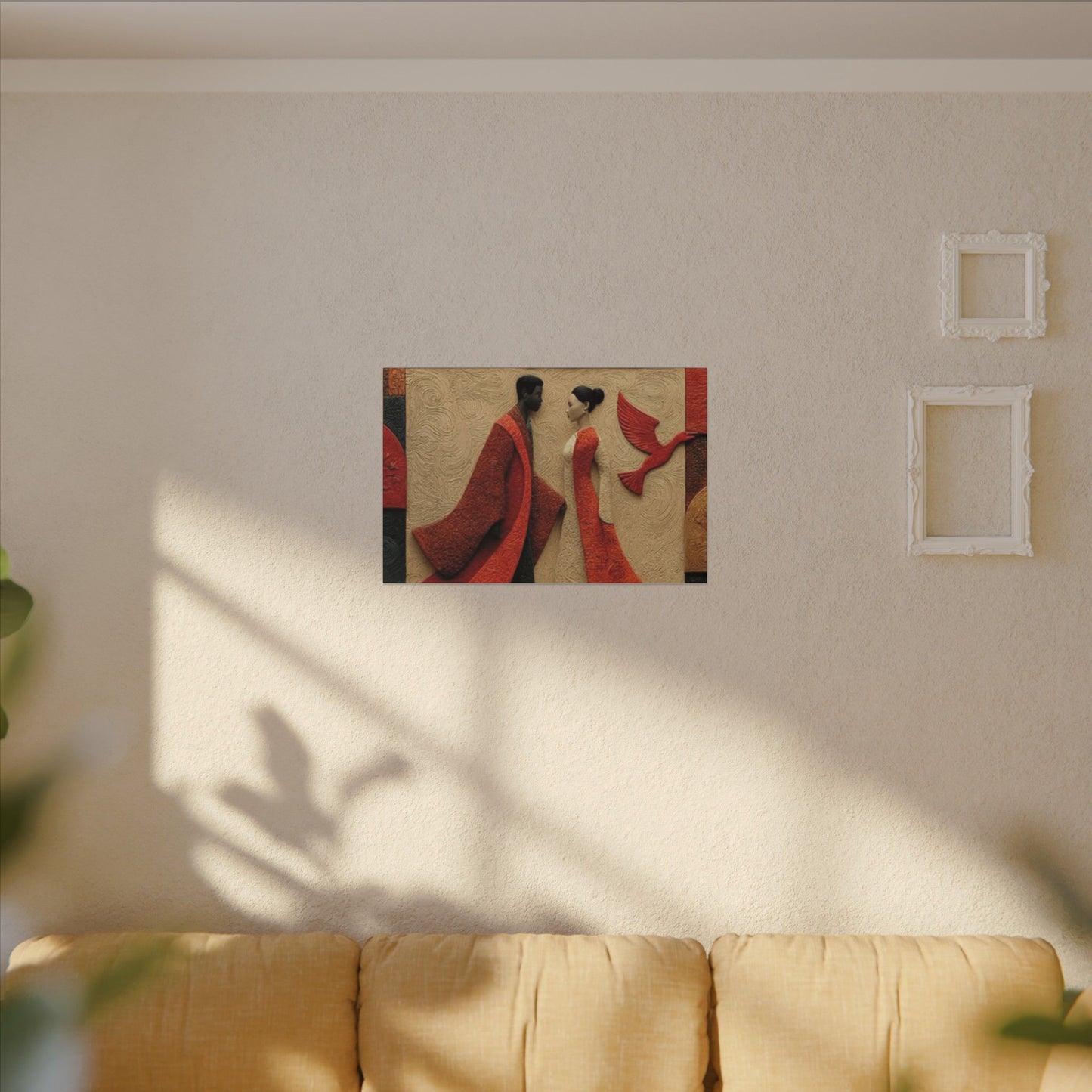 Royal Radiance | Premium Impasto-Style Canvas Print (Multi-Size)