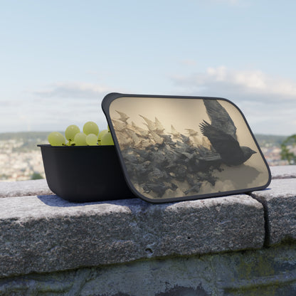 Shadow Flight Bento Box — PLA Lunch Box with Utensils