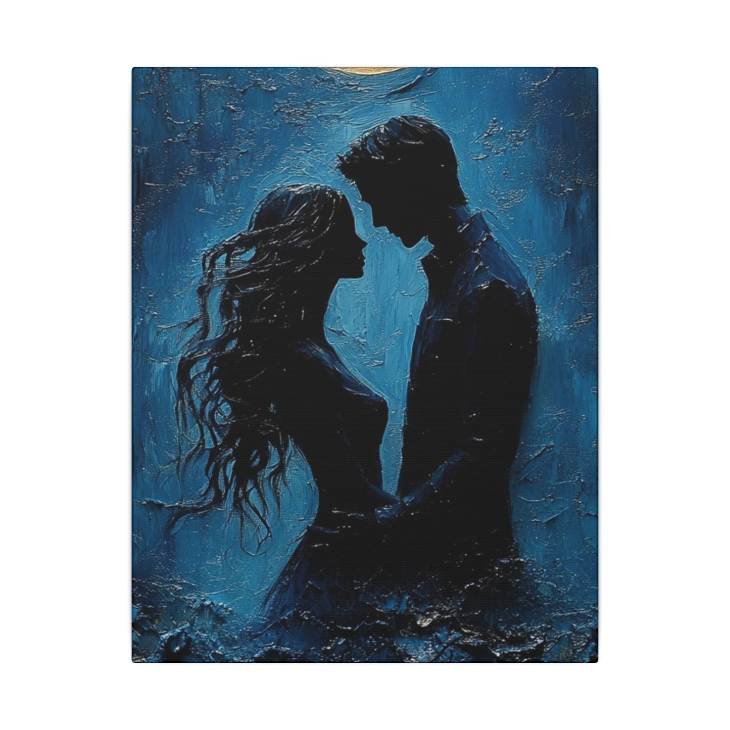Moonlight Mollycoddle | Premium Impasto-Style Canvas Print (Multi-Size)