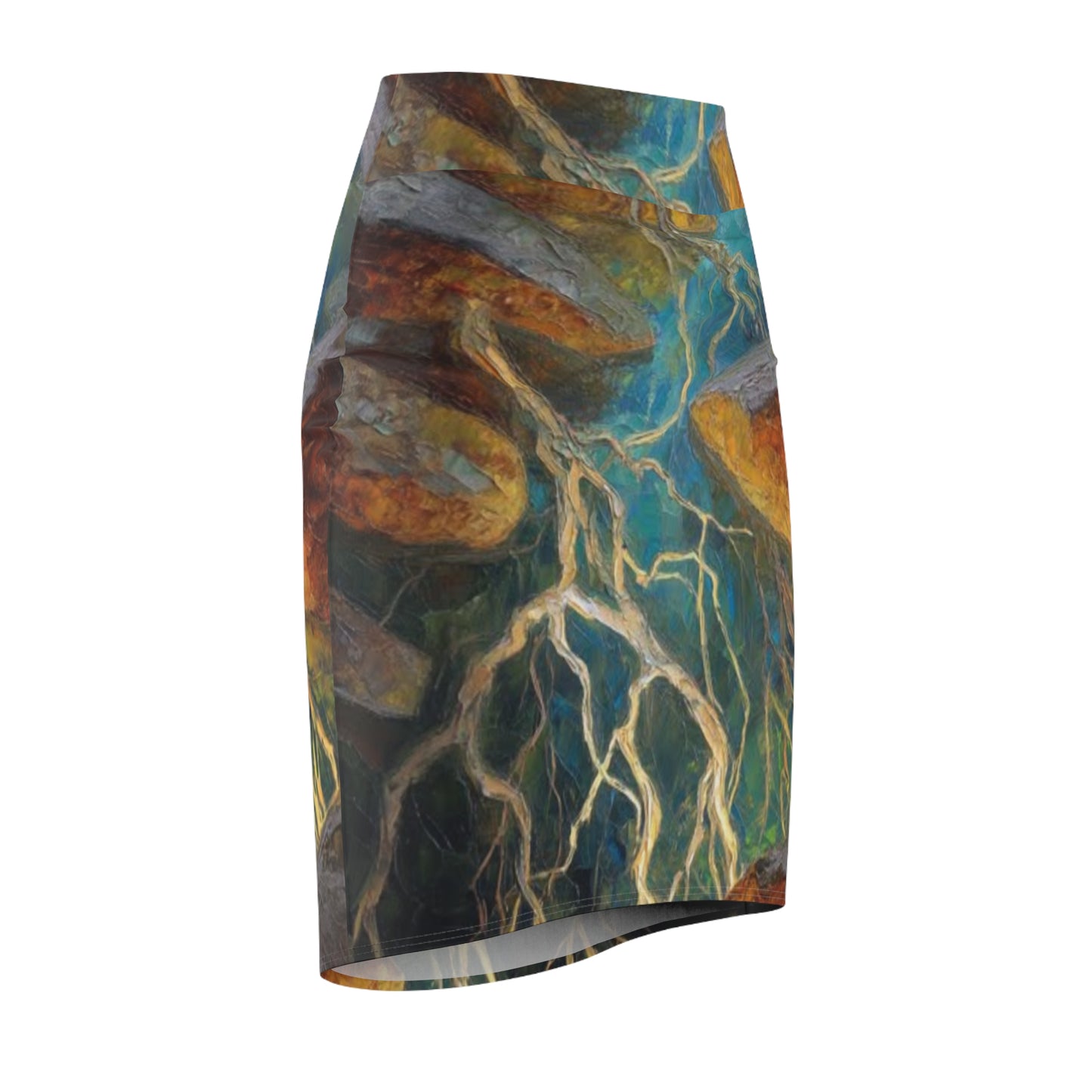 Ethereal Roots Pencil Skirt