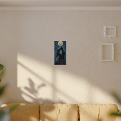 Moonlight Mollycoddle | Premium Impasto-Style Canvas Print (Multi-Size)