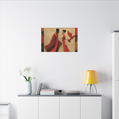 Royal Radiance | Premium Impasto-Style Canvas Print (Multi-Size)