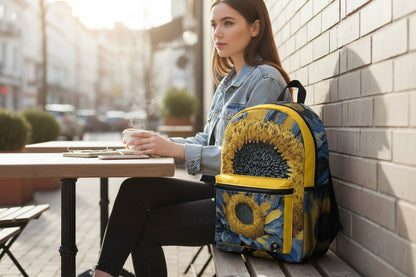 Blue Sunflower Tech-Flow Backpack