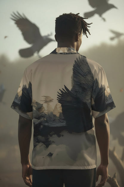 Shadow Flight Button-Up Shirt