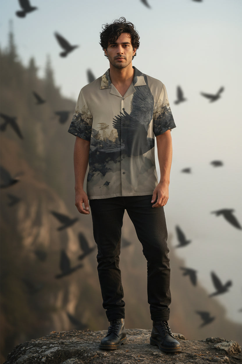 Shadow Flight Button-Up Shirt