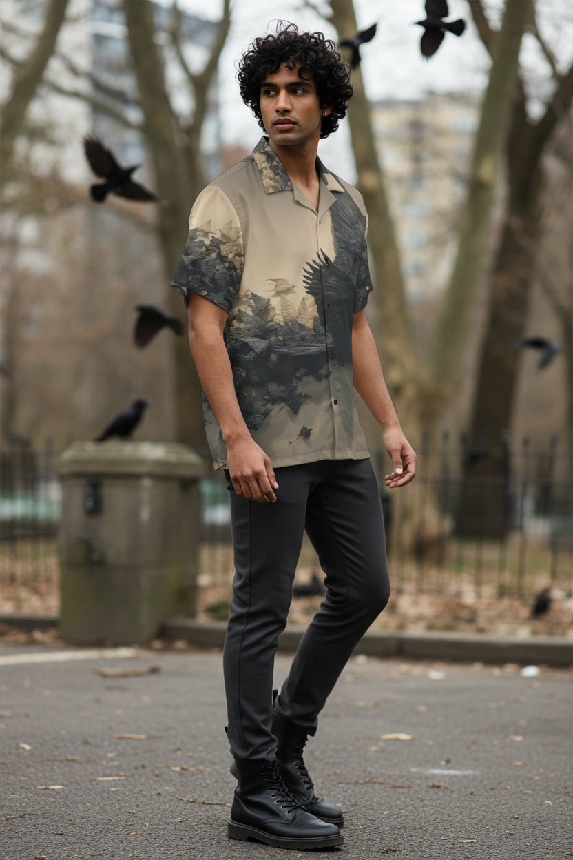 Shadow Flight Button-Up Shirt