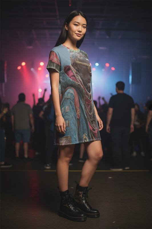 The Mohawk Visionary  T-Shirt Dress