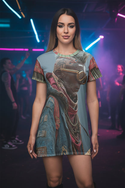 The Mohawk Visionary  T-Shirt Dress