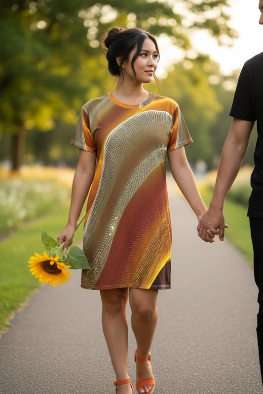High Vibrations – Sunwave T-Shirt Dress