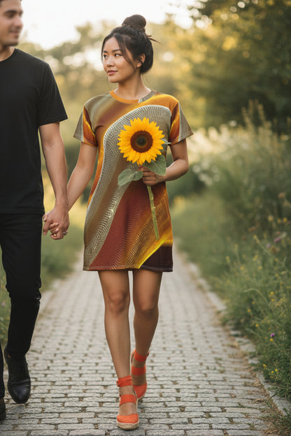 High Vibrations – Sunwave T-Shirt Dress