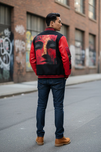 Goddess Guard Letterman Unisex Heavyweight Jacket