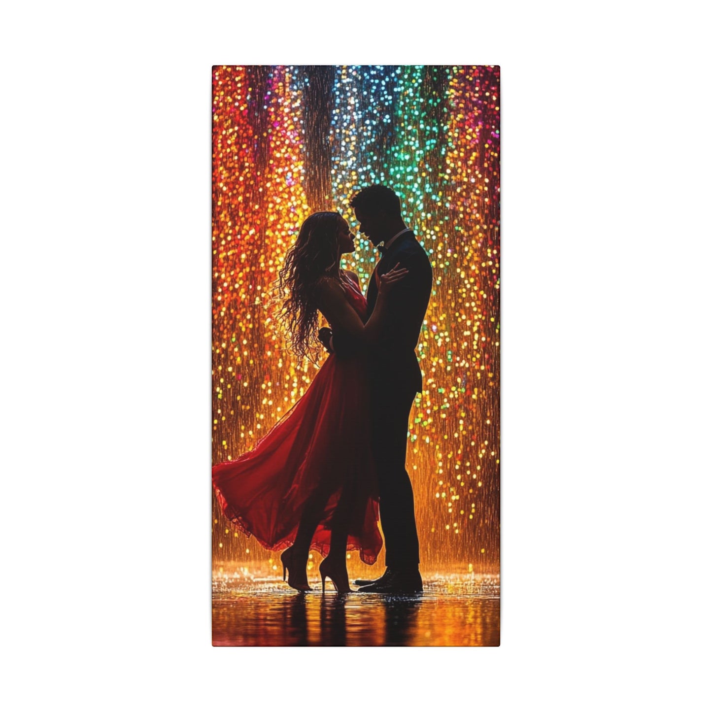 Luminous Lovers | Premium Impasto-Style Canvas Print (Multi-Size)