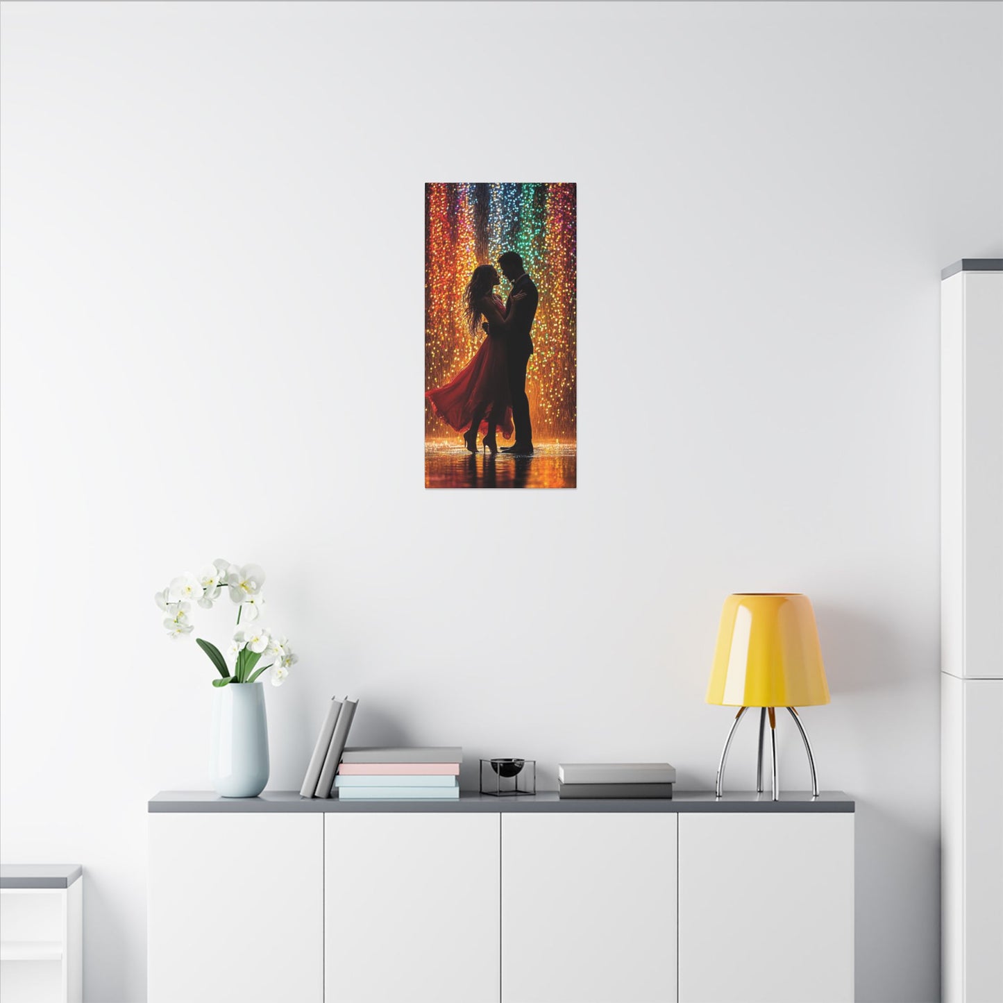 Luminous Lovers | Premium Impasto-Style Canvas Print (Multi-Size)