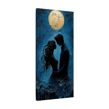 Moonlight Mollycoddle | Premium Impasto-Style Canvas Print (Multi-Size)