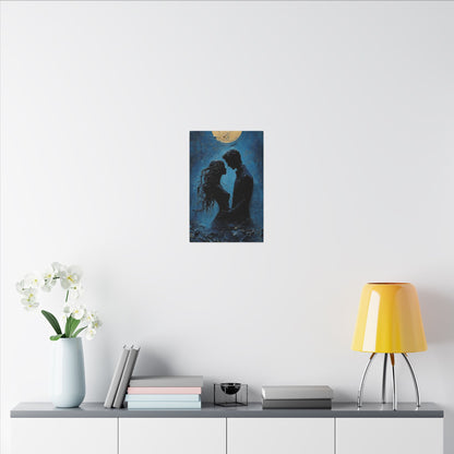 Moonlight Mollycoddle | Premium Impasto-Style Canvas Print (Multi-Size)