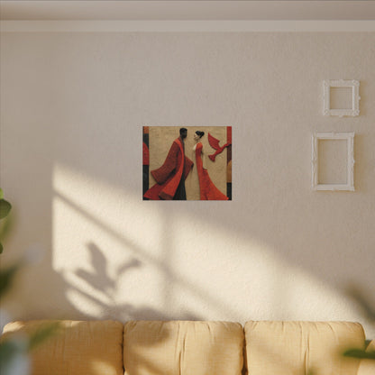 Royal Radiance | Premium Impasto-Style Canvas Print (Multi-Size)