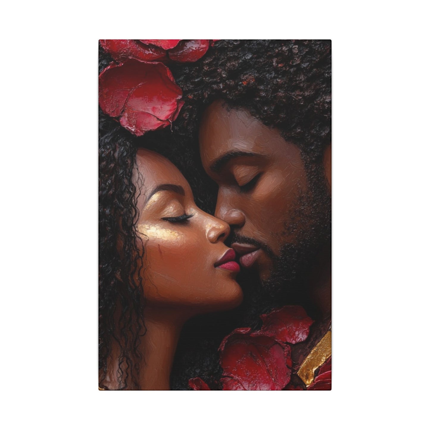 Luminous Love | Premium Impasto-Style Canvas Print (Multi-Size)