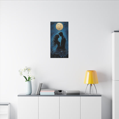 Moonlight Mollycoddle | Premium Impasto-Style Canvas Print (Multi-Size)