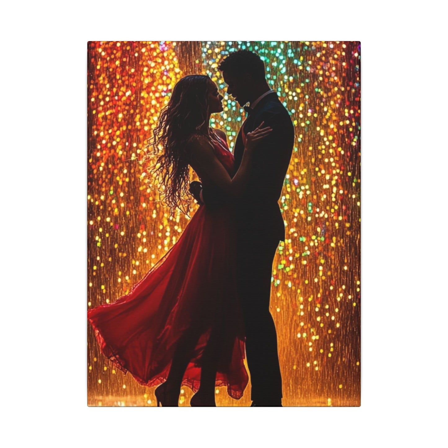 Luminous Lovers | Premium Impasto-Style Canvas Print (Multi-Size)