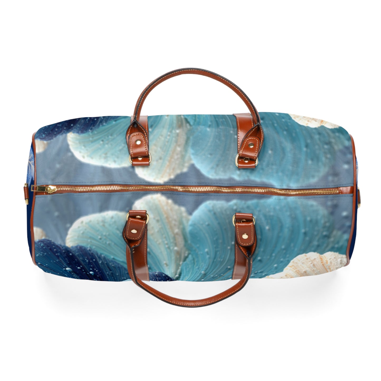 Ocean Waves Weekender - Waterproof Duffle Bag