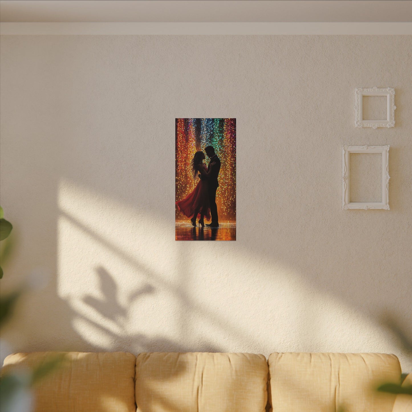 Luminous Lovers | Premium Impasto-Style Canvas Print (Multi-Size)