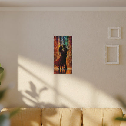 Luminous Lovers | Premium Impasto-Style Canvas Print (Multi-Size)