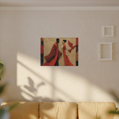 Royal Radiance | Premium Impasto-Style Canvas Print (Multi-Size)