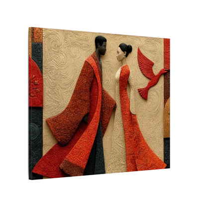 Royal Radiance | Premium Impasto-Style Canvas Print (Multi-Size)