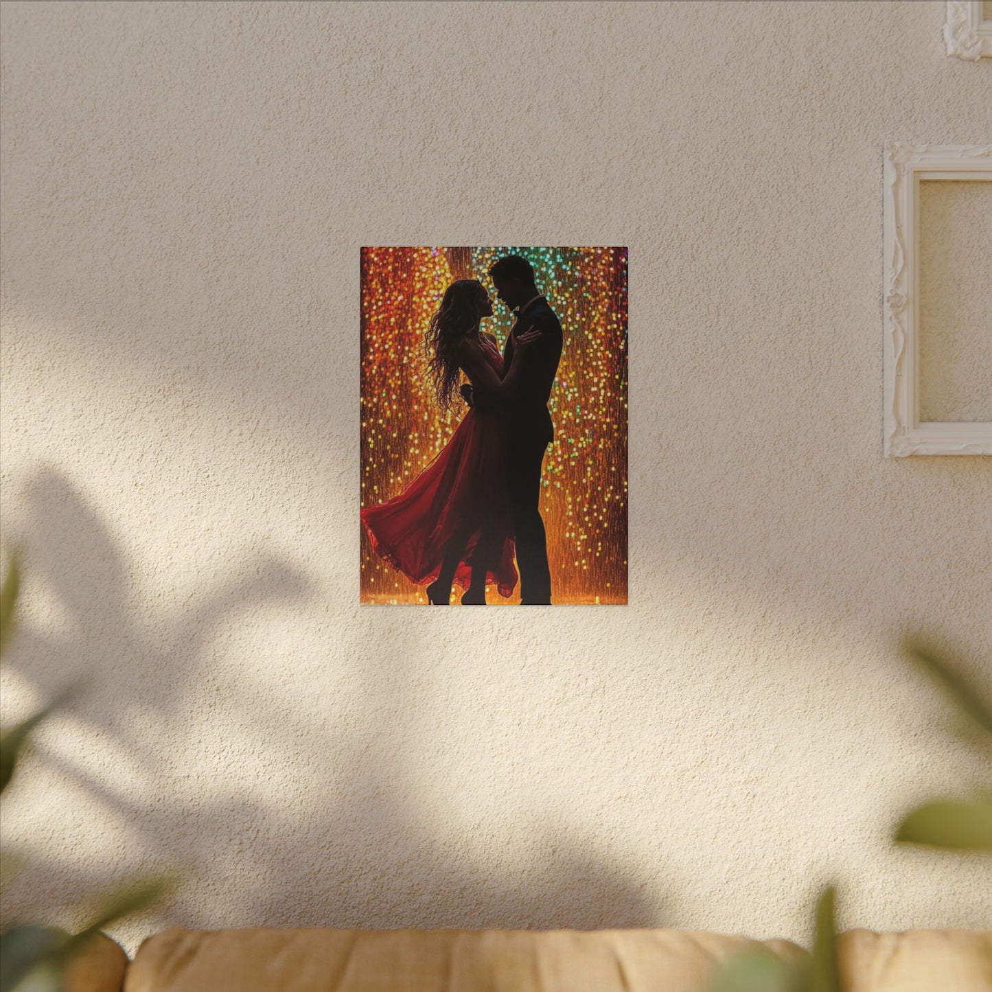 Luminous Lovers | Premium Impasto-Style Canvas Print (Multi-Size)